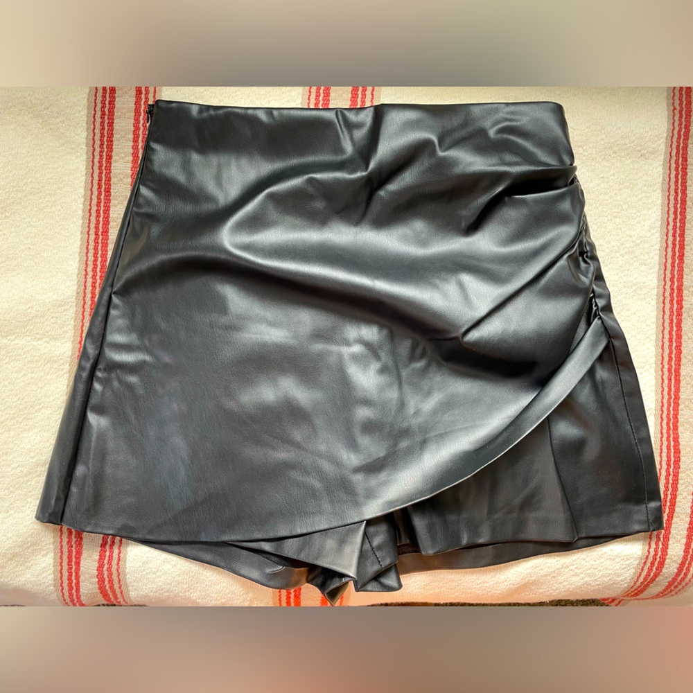 Zara - Pleather skort. Work few times.